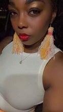 Load image into Gallery viewer, Razzle Dazzle Tassel Earrings