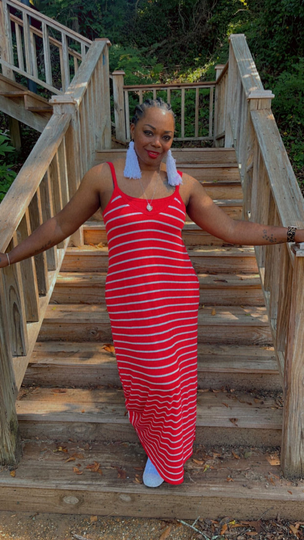 Striped Maxi Dress