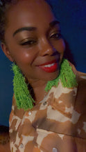 Load image into Gallery viewer, Razzle Dazzle Tassel Earrings
