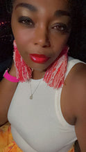 Load image into Gallery viewer, Razzle Dazzle Tassel Earrings
