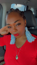 Load image into Gallery viewer, Razzle Dazzle Tassel Earrings
