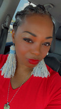 Load image into Gallery viewer, Razzle Dazzle Tassel Earrings
