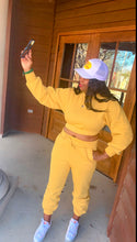 Load image into Gallery viewer, Crop Top Jogger Set
