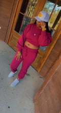 Load image into Gallery viewer, Crop Top Jogger Set
