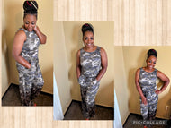 Dusty Camouflage Jumpsuit