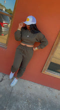 Load image into Gallery viewer, Crop Top Jogger Set
