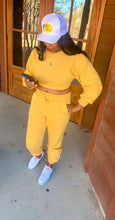 Load image into Gallery viewer, Crop Top Jogger Set
